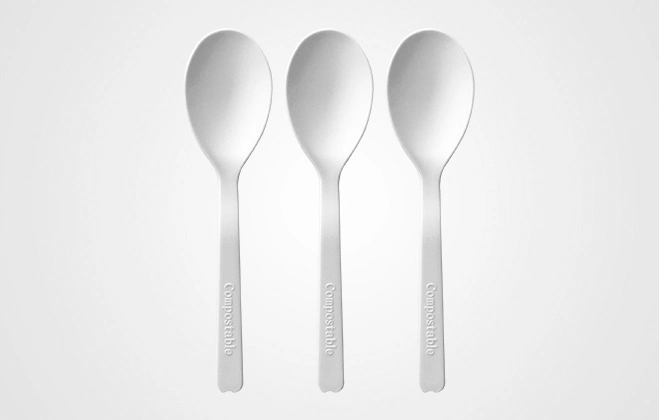 Biodegradable 4'' PLA Spoon