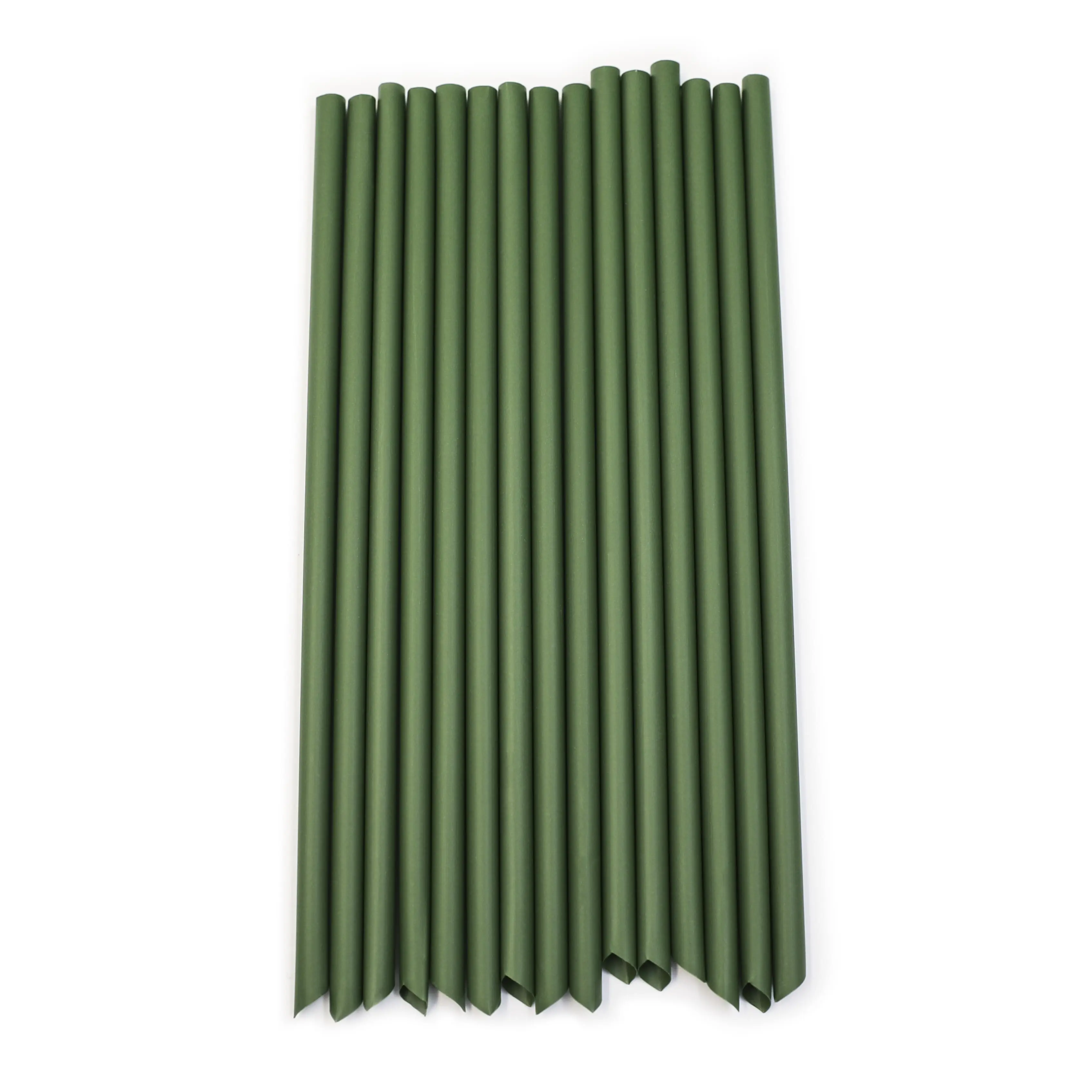 Buy Custom Printed Earth Friendly Green Straws in Bulk