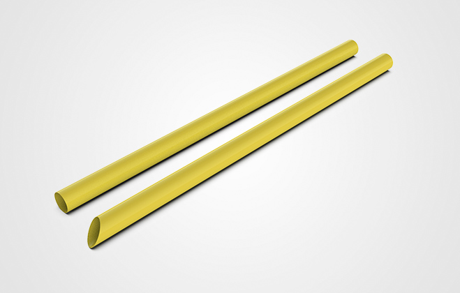 Yellow PLA Straws Wholesale