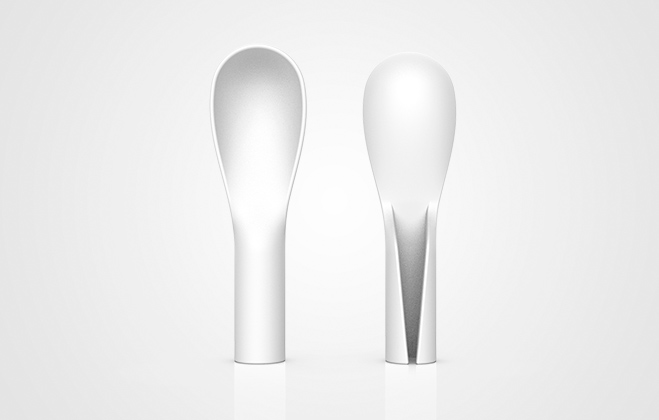 pla white stir spoon