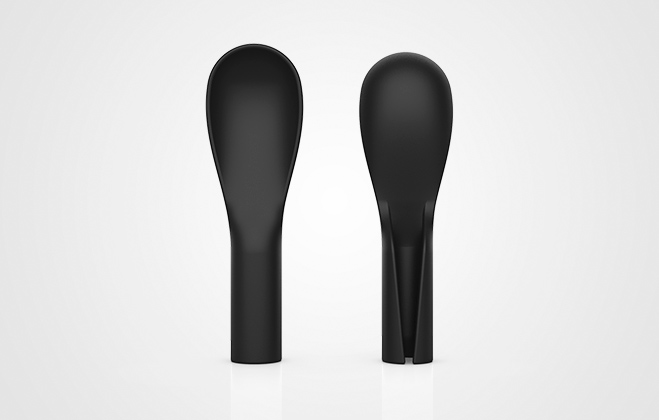 pla black stir spoon