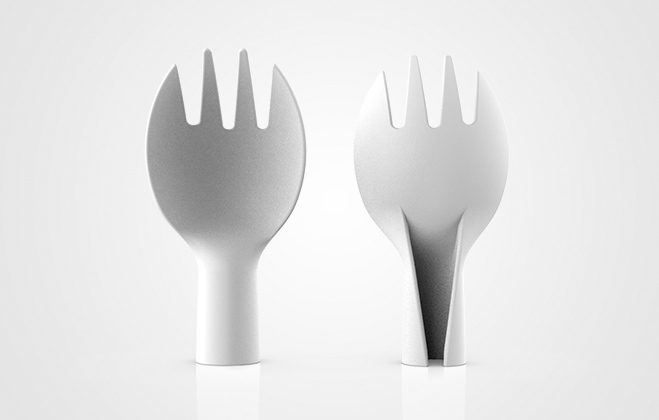PLA Four Tooth Forks