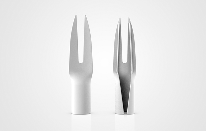 PLA Two Tooth Forks