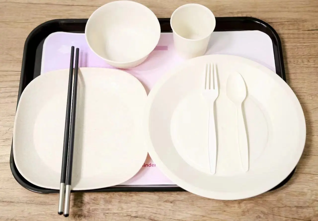 Hangzhou Asian Games: Cutlery is made of PLA, plates are made of rice husks, and dining tables are paper-based...